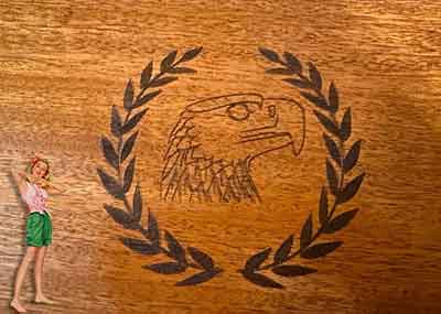 If you might have a Special Etched Dress Bayonet or two, I am now offering a beautiful Presentation Box so that you can add some visual enhancement as well as personal satisfaction in your bayonet display. All Presentation Boxes are handmade. Tops are hard to find Birds Eye Maple. Bottoms of Rare Tiger Maple (see pictures) and have a recessed interior covered in a black satin or felt to further increase the appearance of your bayonet* collectible.